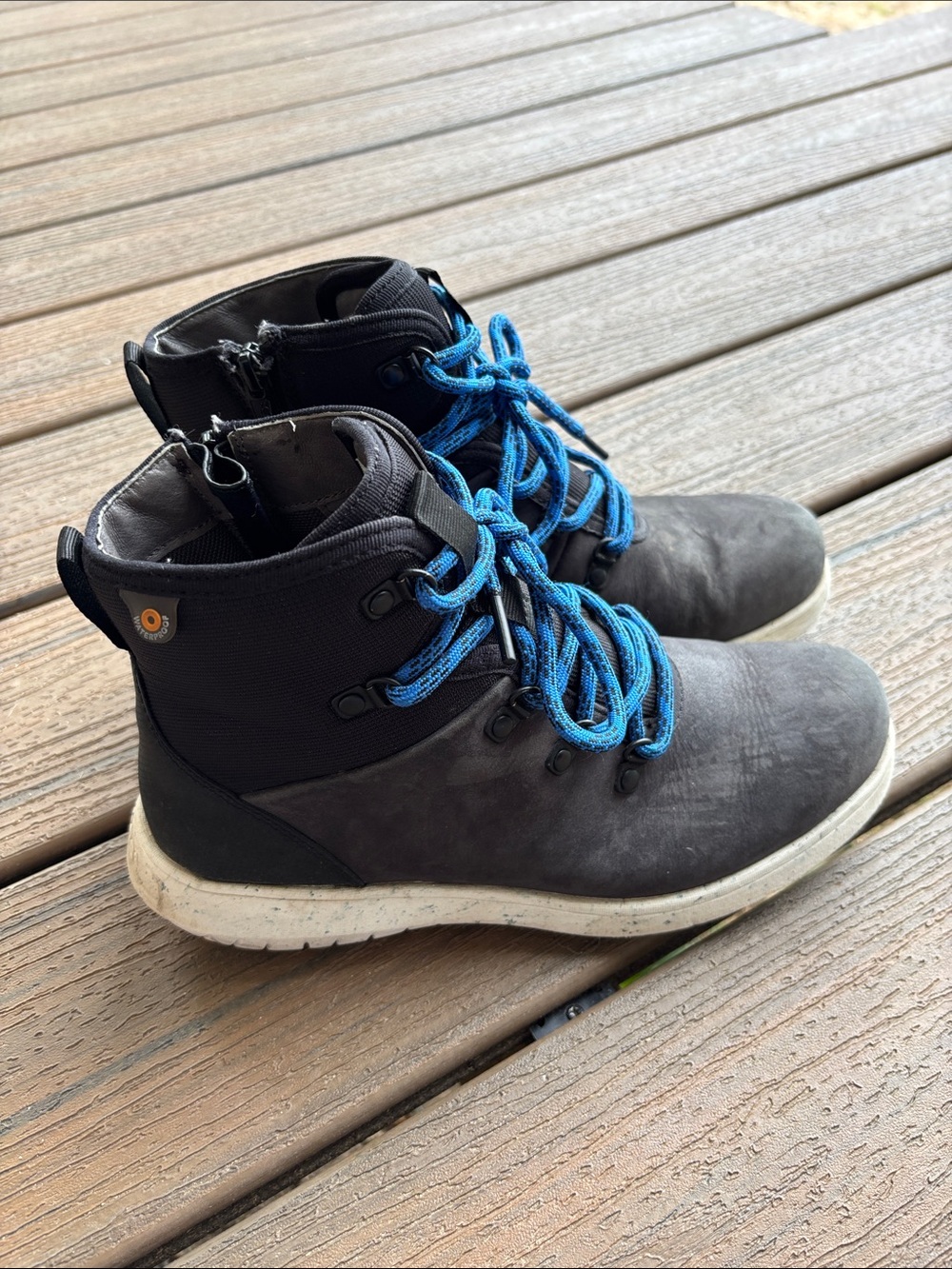 Bogs Juniper Hiker Women's Casual Boots, Black, W7